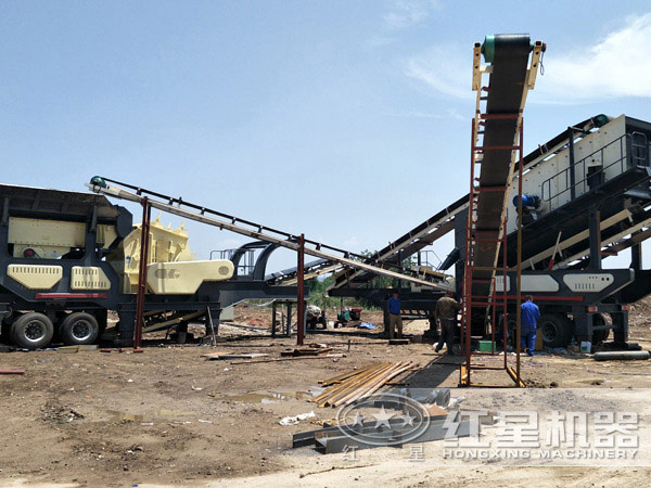 移動建筑垃圾破碎生產(chǎn)線 移動建筑垃圾破碎生產(chǎn)線