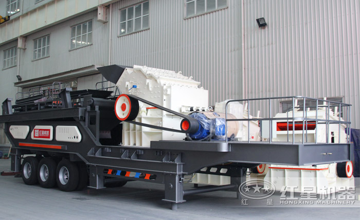 輪胎式移動細(xì)碎制砂機(jī) 輪胎式移動細(xì)碎制砂機(jī)