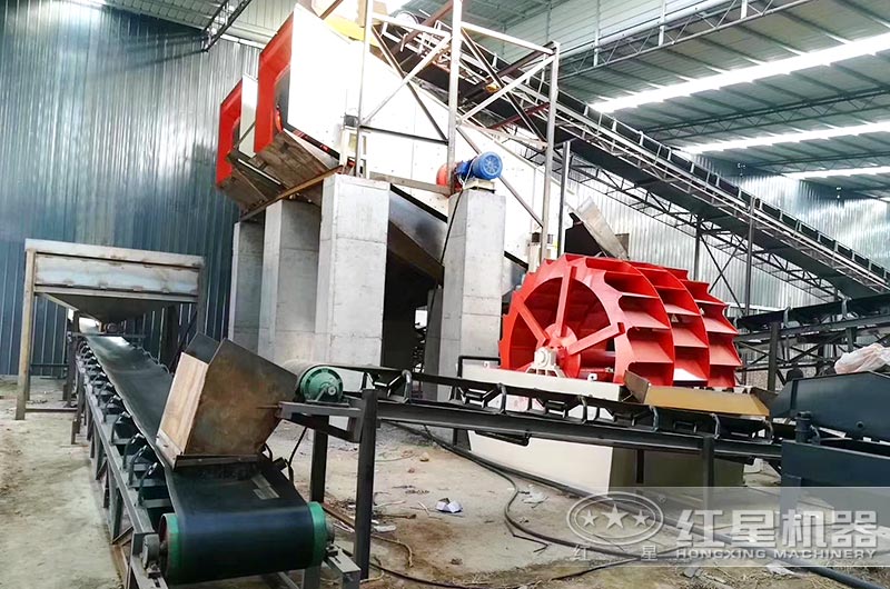 山沙洗砂設備室內(nèi)生產(chǎn)現(xiàn)場