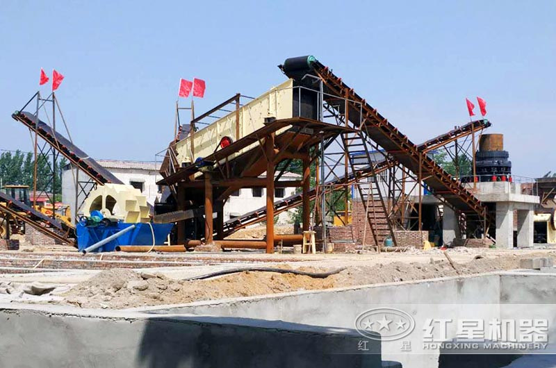 山沙生產清洗現場 山沙生產清洗現場