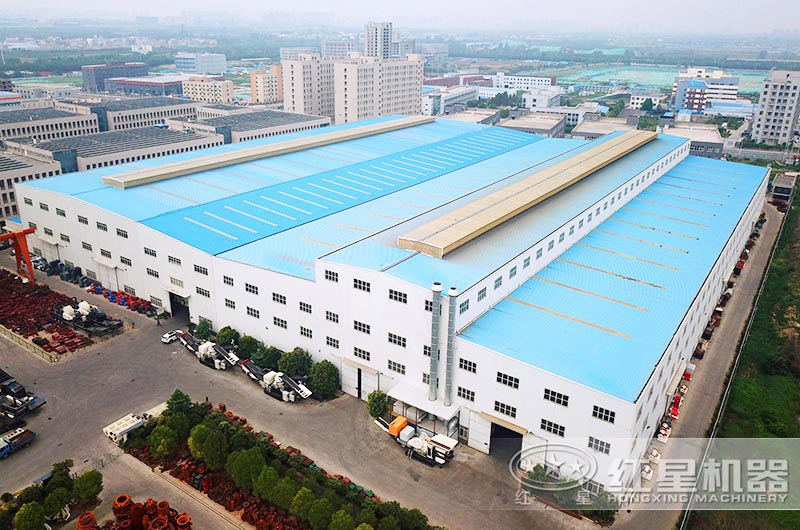 紅星大型生產車間航拍實物圖