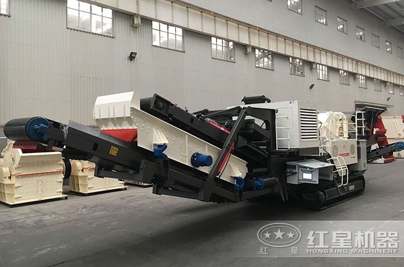 移動(dòng)式煤矸石制砂設(shè)備，移動(dòng)式破碎站