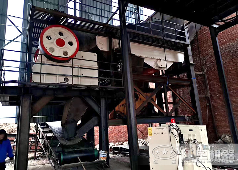 57鄂式破碎機(jī)一小時(shí)可以產(chǎn)多少，附生產(chǎn)線案例