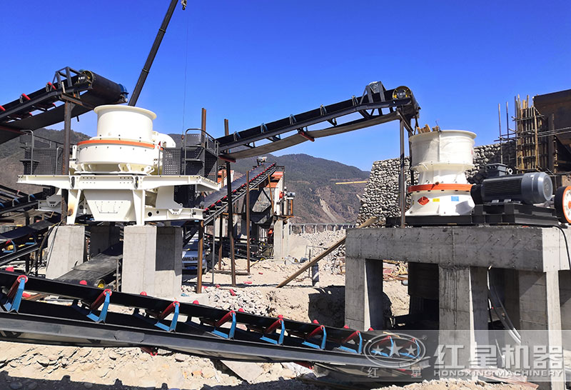 單缸圓錐破適合破碎硬料，HVI制砂機節(jié)能