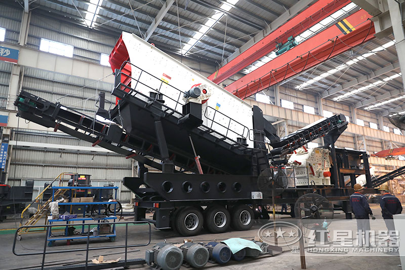 移動碎石機(jī)+反擊破